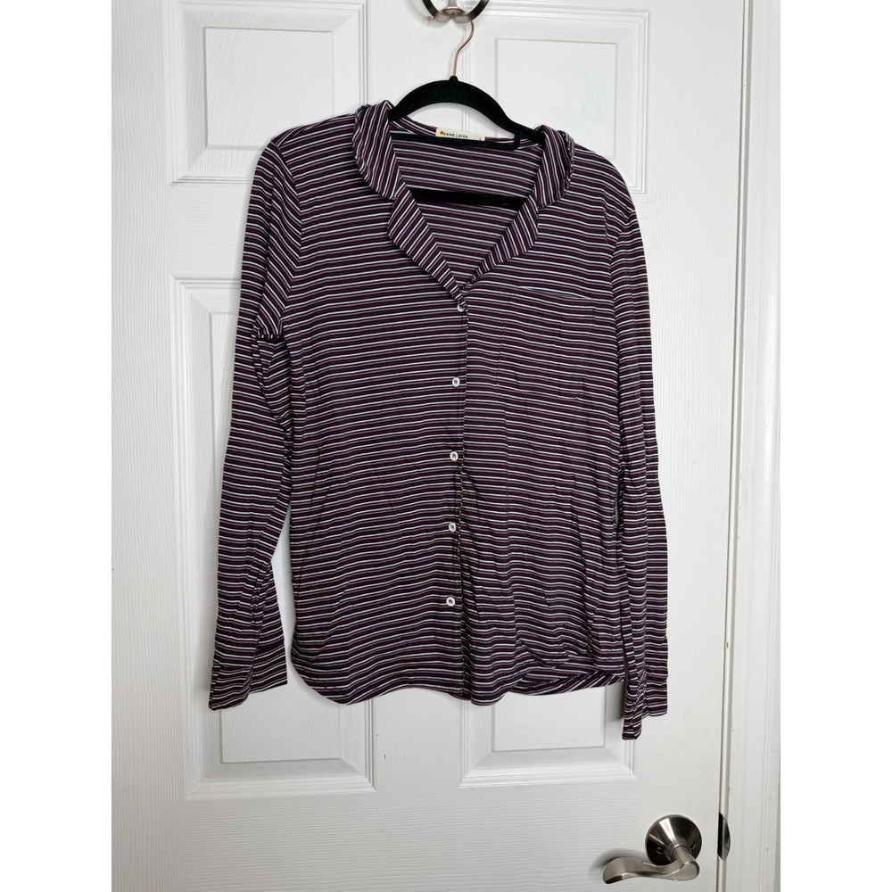 Marine Layer multi striped pajama top size small